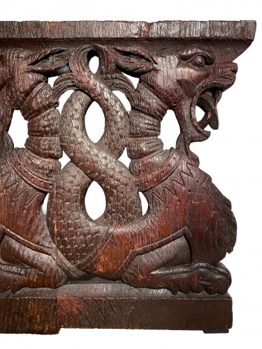 Matériaux & Architecture Boiseries - Double dragon - France XVIIe siècle