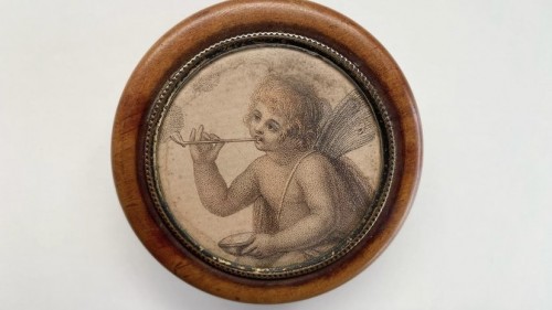 Objets de Vitrine Coffret & Nécessaire - Boîte à pilules ou à tabac à fumer à priser, Royaume-Uni, ca 1800