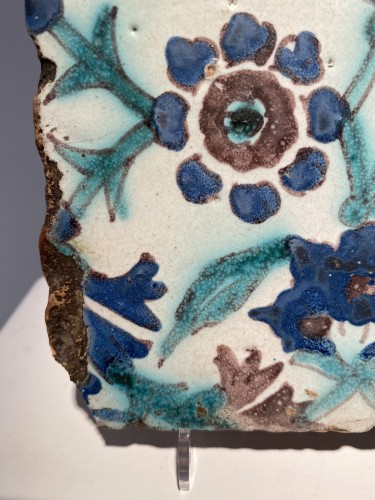 Porcelain & Faience  - Qallalline Tile  - Tunisia 18th centuuyr