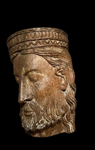 18th century - Crowned head of Christ, France circa 1700