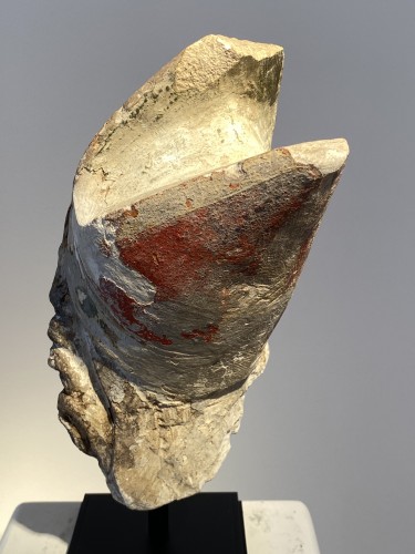 Head of a young bishop, France 15th century - 