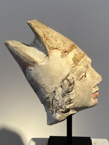 Head of a young bishop, France 15th century - Renaissance