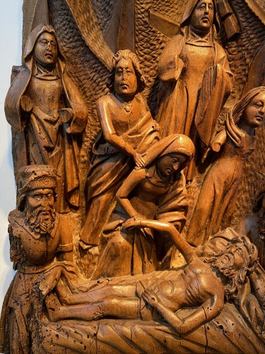 Religious Antiques  - Entombment of Christ, Flanders 16th century