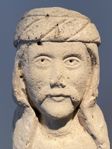 Homme au keffieh, France XIVe siècle - Seghers & Pang Fine Arts