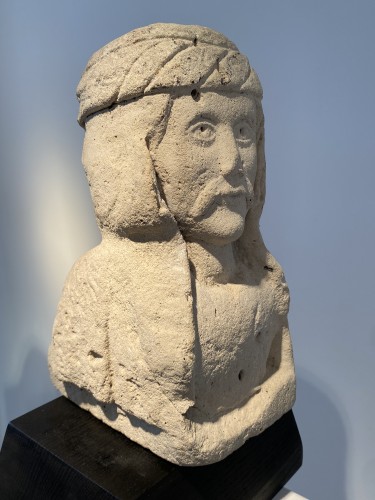Antiquités - Homme au keffieh, France XIVe siècle