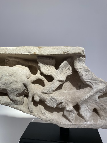 Crouching Monster Frieze Fragment, France circa 1400 - 