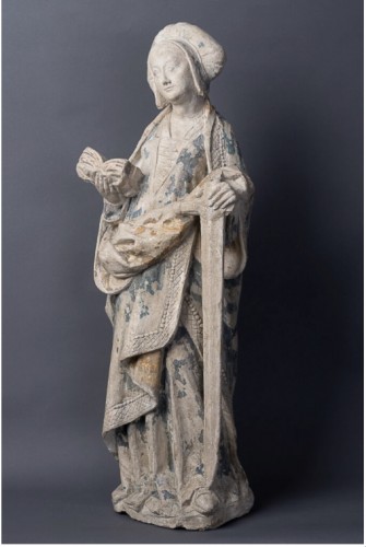 Sainte Catherine, France 1500-1550 - Art sacré, objets religieux Style Renaissance