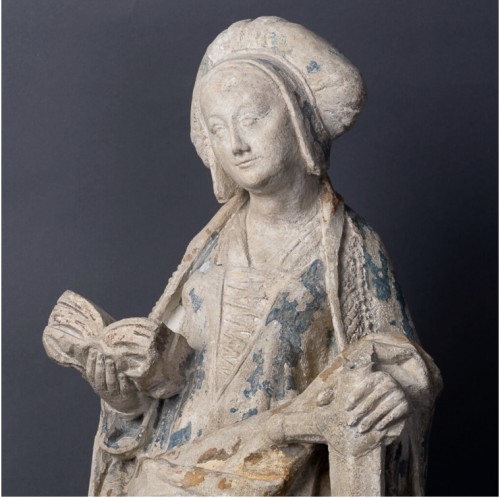 Art sacré, objets religieux  - Sainte Catherine, France 1500-1550