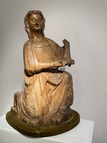 Candle-Bearing Angel (France, c. 1250–1270) - Religious Antiques Style Middle age