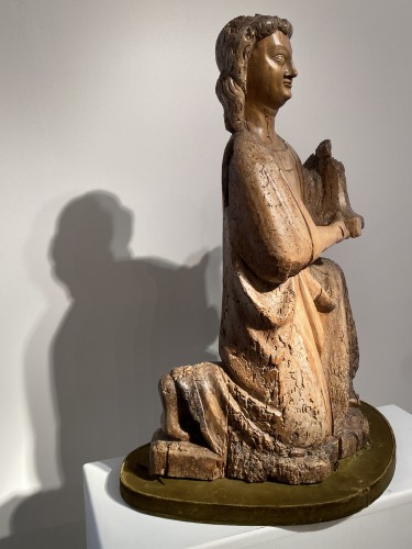 Religious Antiques  - Candle-Bearing Angel (France, c. 1250–1270)