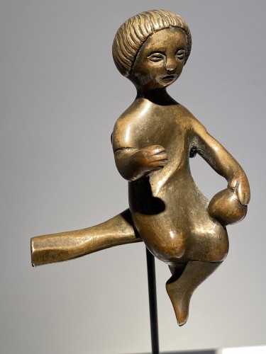 Renaissance - Enfant Jésus sur le bras de Marie, Flandre vers 1500