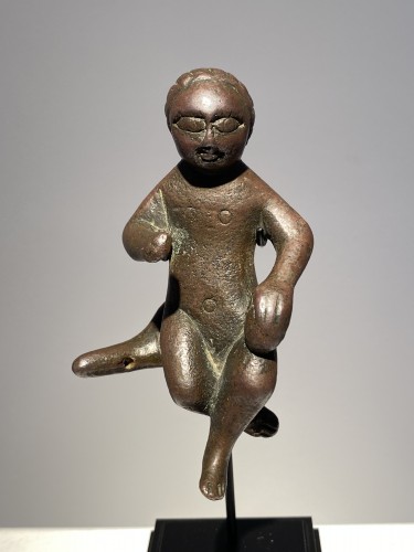 Enfant Jésus sur le bras de Marie, Mosan vers 1450-1500 - Art sacré, objets religieux Style 