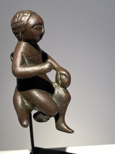 Antiquités - Enfant Jésus sur le bras de Marie, Mosan vers 1450-1500