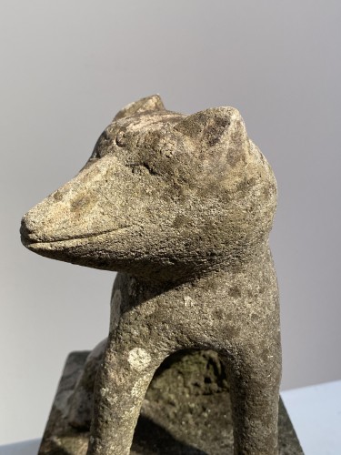 Deux kitsune - Japon, fin de l'époque Edo 1800-1850 - Seghers & Pang Fine Arts