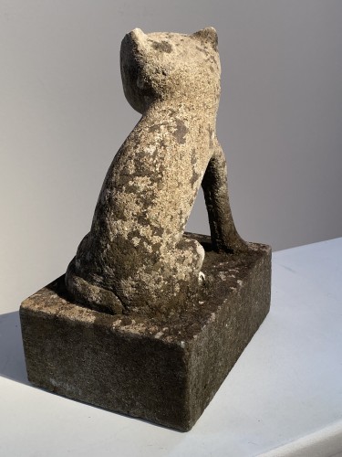 Antiquités - Deux kitsune - Japon, fin de l'époque Edo 1800-1850