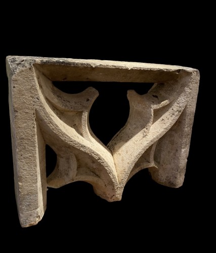 Large balustrade fragment (France, 15th) - Architectural & Garden Style Middle age