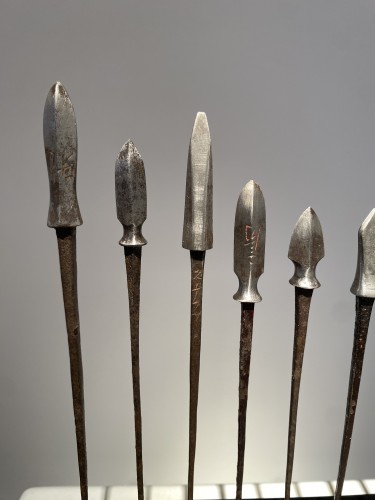 Asian Works of Art  - Samurai arrowheads, Late Edo 19th century
