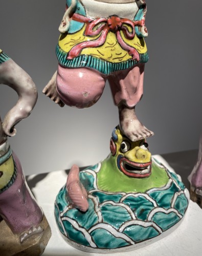 XXe siècle - Kui Xing et deux acolytes, Chine vers 1900