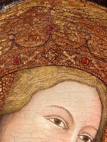 Madonna with Child and Goldfinch, Italy first half of 14th century - 