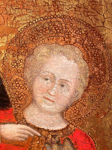 11th to 15th century - Madonna with Child and Goldfinch, Italy first half of 14th century
