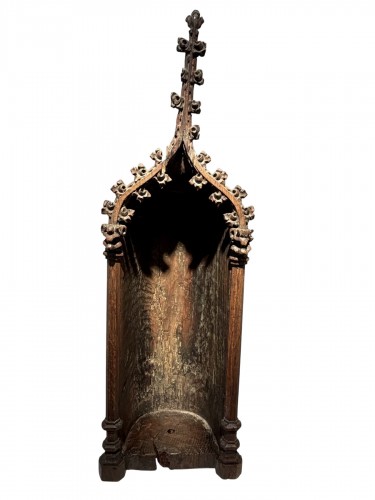 Niche en Chêne, Flandre XVe siècle
