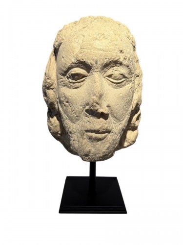 Tête d'un homme Saint, France circa 1450