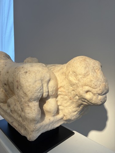 Double Lion column finial, Italy 13th century - 