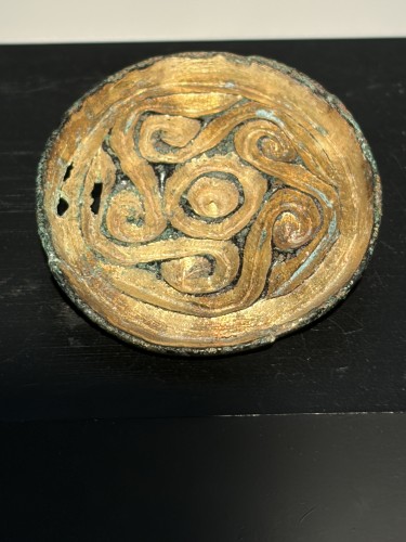 Ancient Art  - Anglo-saxon saucer brooch, UK 4-6th century
