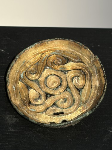 Anglo-saxon saucer brooch, UK 4-6th century - 