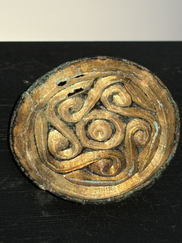 Anglo-saxon saucer brooch, UK 4-6th century - 