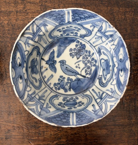 Eight Chinese Blue and White 'Kraak' Bowls (China, Ming 17th cent) - 