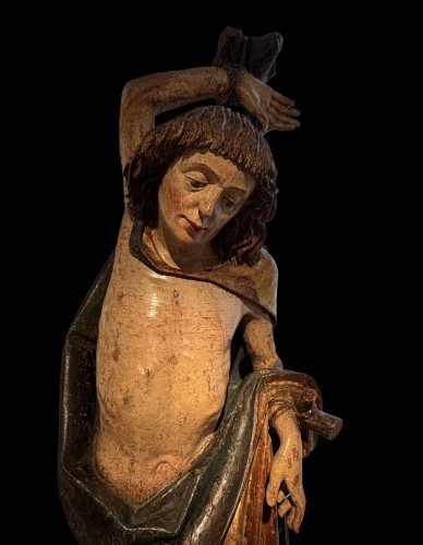 Saint Sébastien, Allemagne fin du XVe siècle - Seghers & Pang Fine Arts