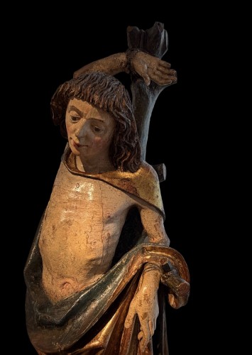 Antiquités - Saint Sébastien, Allemagne fin du XVe siècle