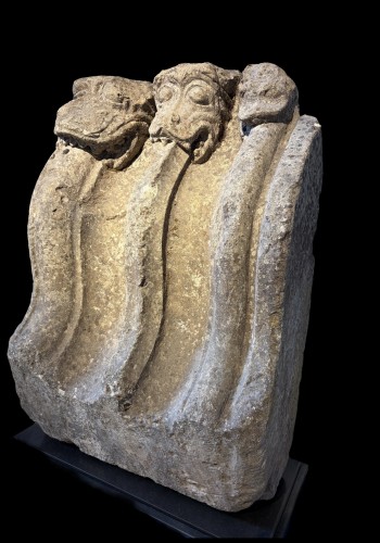 Sculpture  - Monster Heads, France 13th century