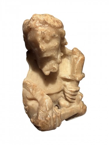 Homme à l'épée, albâtre de Nottingham XVe siècle