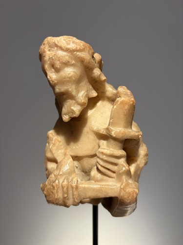 Man with Sword, Nottingham alabaster 15th century - Sculpture Style Renaissance