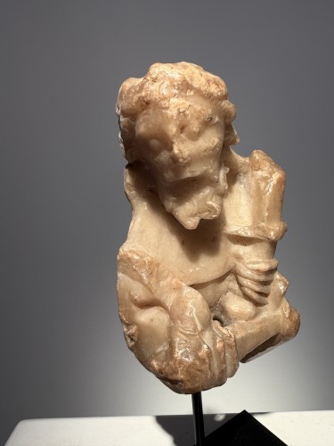 Sculpture  - Man with Sword, Nottingham alabaster 15th century
