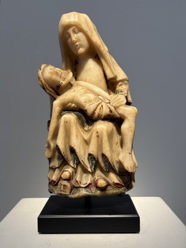 A 15th century Nottingham alabaster Pietà - Renaissance