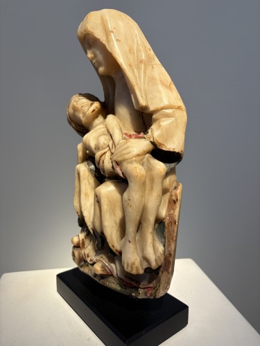 Antiquités - A 15th century Nottingham alabaster Pietà