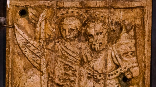 Relief en os représentant une scène religieuse (Moyen Orient, XIIe siècle) - Seghers & Pang Fine Arts