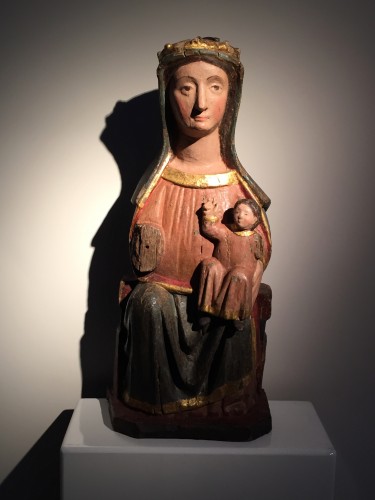 Sedes Sapientiae (14th century) - Sculpture Style Middle age