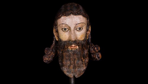 <= 16th century - Head of a Saint (ca. 1600)  