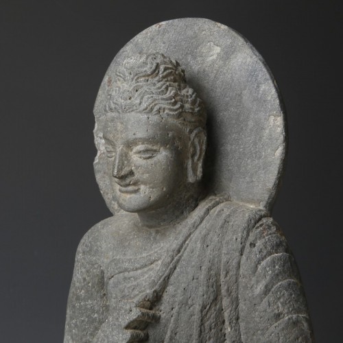 Gandharan sculpture of the Buddha (2nd-4th cent. AD) - Asian Works of Art Style 