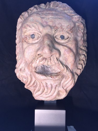 Mascaron de Fontaine (France, Xe) - Seghers & Pang Fine Arts