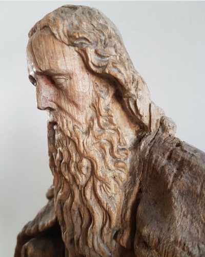 God the Father (France, ca 1500) - Religious Antiques Style Middle age