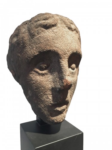 Head of a Youth (West Britain, 14th century)