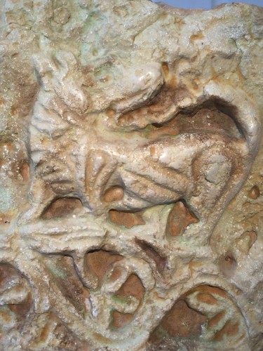 Frise Romane (Italie, 12e siècle) - Sculpture Style Moyen Âge