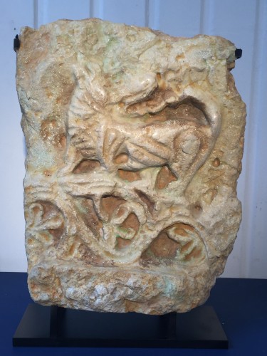 Antiquités - Pat of romanesque freeze (Italy, 12th cent)