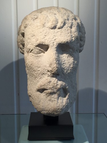 Antiquités - Bearded head (Germany? 13th century)