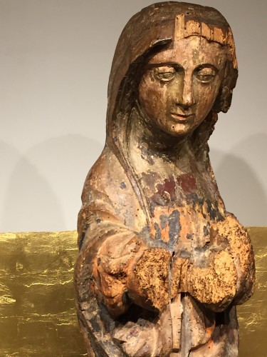 Holy Lady, France 16th century - Religious Antiques Style Middle age